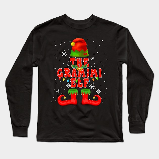 Cute The Gramimi Elf Xmas Long Sleeve T-Shirt by Kesehatan Ibu Dan Anak